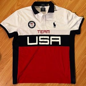 Polo Ralph Lauren Men's Team USA Stretch Mesh Polo Shirt